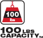 100 lbs capacity